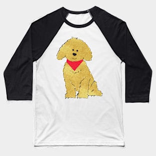 Cute Goldendoodle Puppy - Doodle Dog Baseball T-Shirt